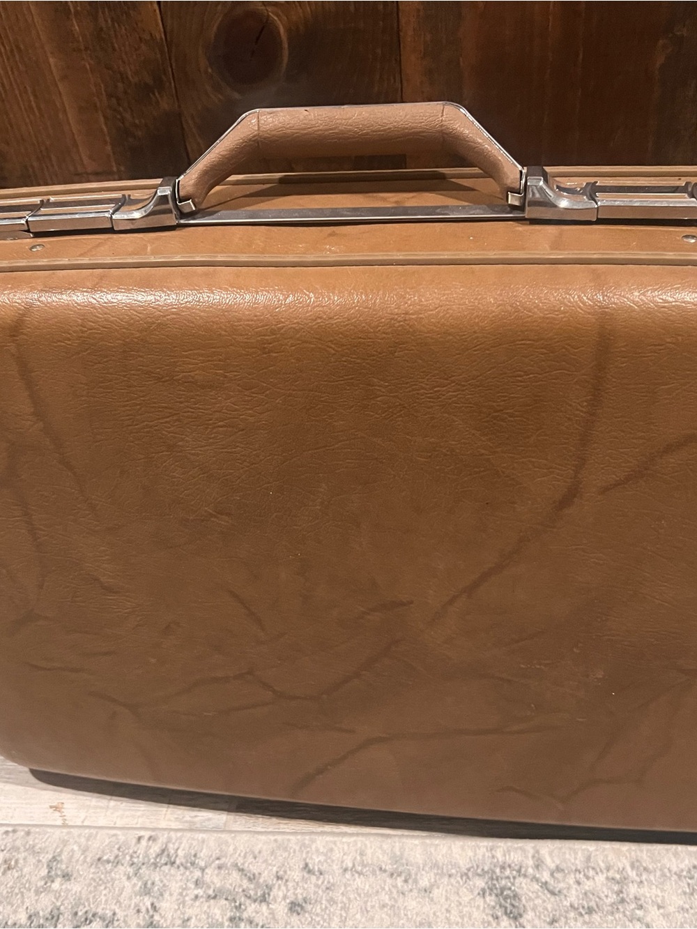 Vintage American Tourister hard shell suitcase luggage